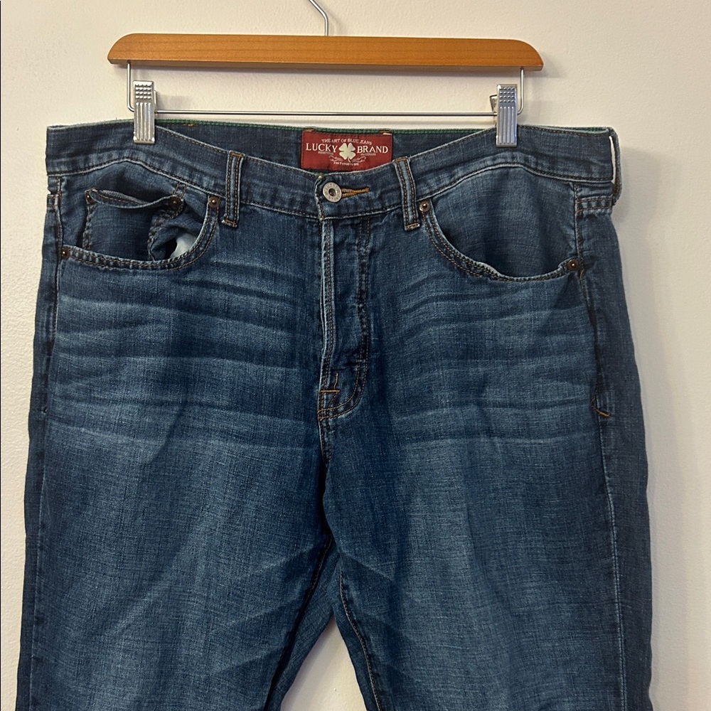 Lucky Brand Men's Dark Blue Relaxed Jeans